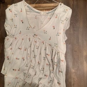 Alterd state flower blouse